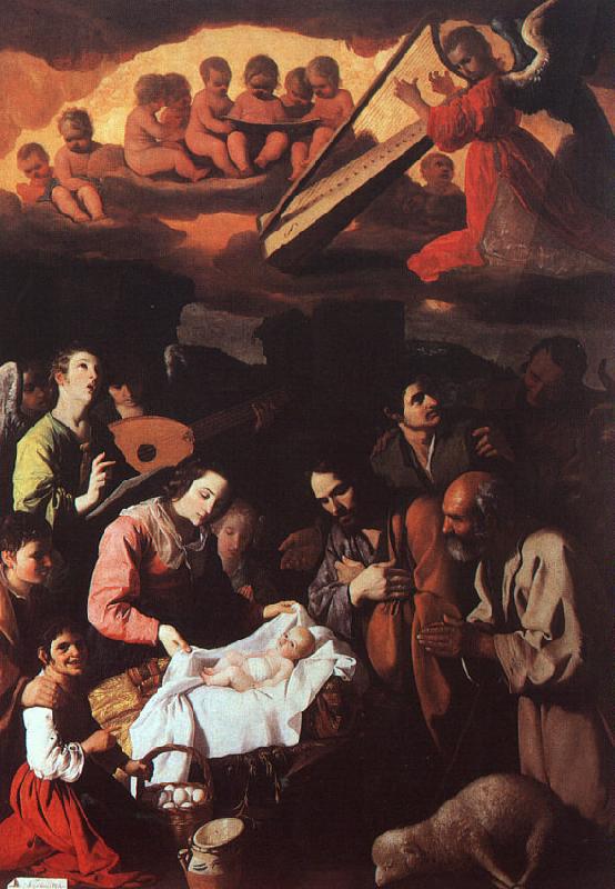 ZURBARAN  Francisco de The Adoration of the Shepherds Germany oil painting art